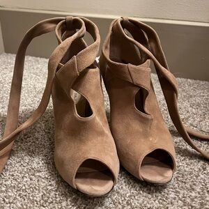 Paul Andrew suede heel